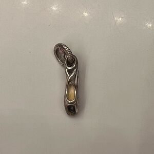 Brighton Dancer Ballet Slipper Charm